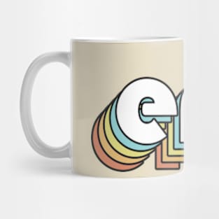 Eric - Retro Rainbow Typography Faded Style Mug